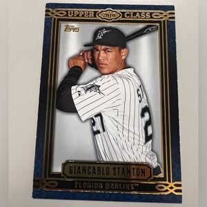 2014 Topps Upper Class Giancarlo Stanton Baseball Card